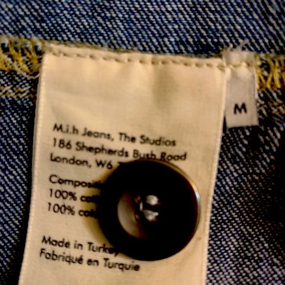 M.i.h. Jeans - women’s fashion overalls - Medium Denim color, front-zip - Picture 3 of 5